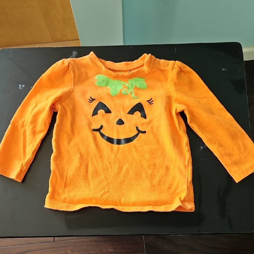 Jumping Beans Orange Pumpkin Top - Picture 1 of 3